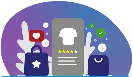 Online Shopping - Einkaufstaschen